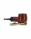 Talamona Reverse Calabash Barrel Stand Up Smooth Red Pipe