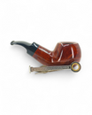 Pipe Talamona Reverse Calabash Bent Apple Smooth Red Edition