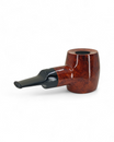 Talamona Reverse Calabash Barrel Stand Up Smooth Red Pipe