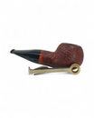 Pipa Talamona Reverse Calabash Apple Rusticata Marrone