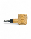 Pipa Talamona Reverse Calabash Barrel Stand Up Sabbiata in Ulivo