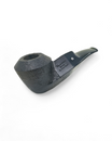 Talamona Reverse Calabash Bent Rhodesian Sandblasted Black Edition pipe