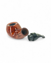 Pipe Talamona Reverse Calabash Bent Apple Smooth Red Edition
