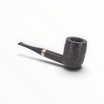 Pipa Savinelli Punto Oro 114 KS Billiard in radica sabbiata scura con ghiera in argento e bocchino in ebanite