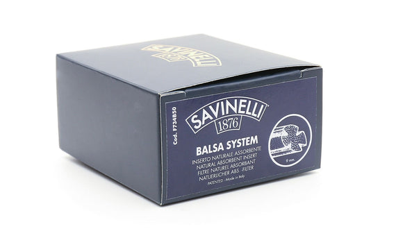 Filtri in balsa Savinelli da 9 mm (50 PZ)