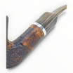 Pipa artigianale Floppypipe Talamona Revolution Mammut 807 sabbiata con bocchino in metacrilato e dettaglio del marchio