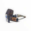 Pipa Talamona Revolution Mammuth 802 bent brandy rusticata scura con bocchino striato e filtro 9mm