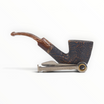 Pipa Talamona Revolution Wood 807 Bent Dublin sabbiata con bocchino in metacrilato e pigino in metallo