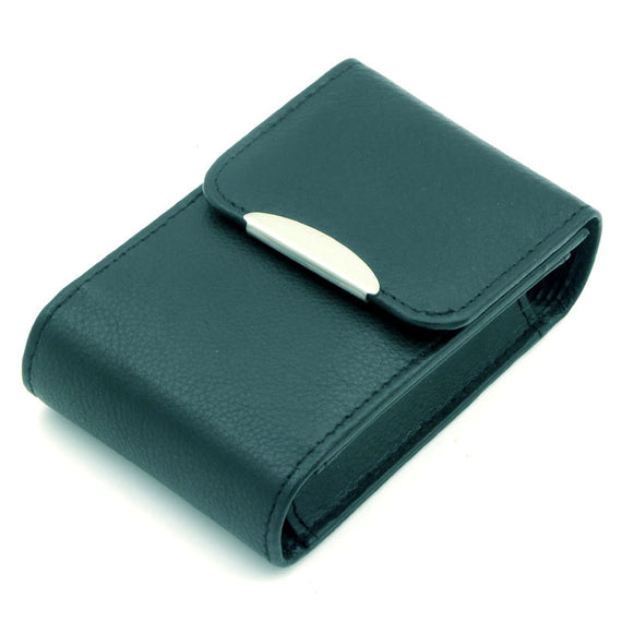 Portapacchetto in nappa Fumo di Londra Brebbia con chiusura magnetica