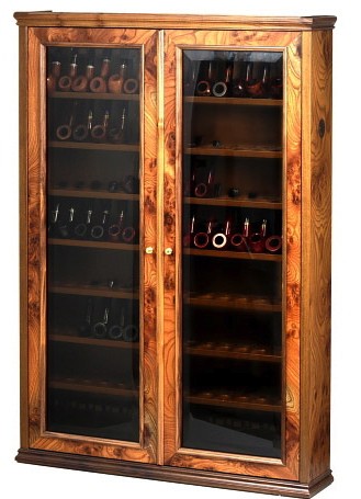 Vetrina 120 posti radica olmo 74x105x15cm.