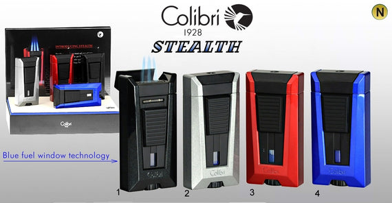 Accendino Colibrì STEALTH lacca Rosso metallizzato