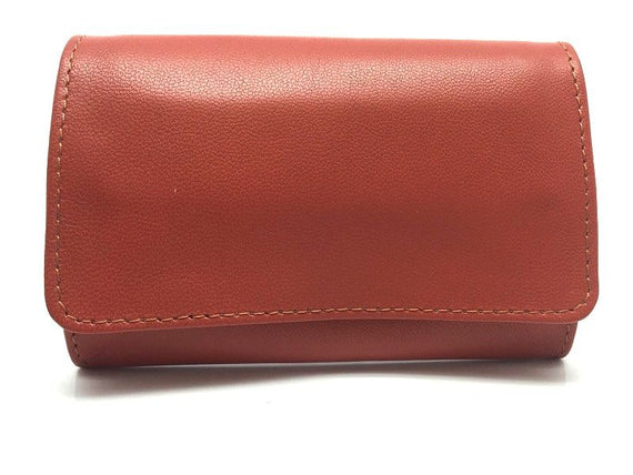 Nuovo Portatabacco Piccolo Floppy in pelle Salmone