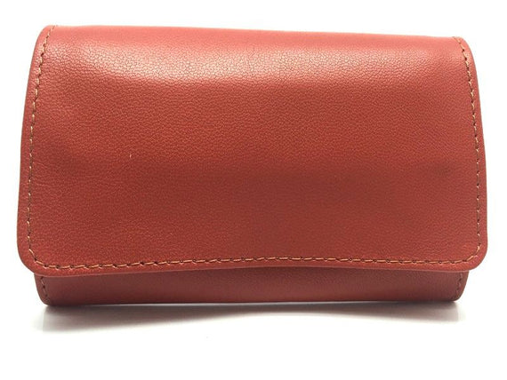 Nuovo Portatabacco Piccolo Floppy in pelle Salmone