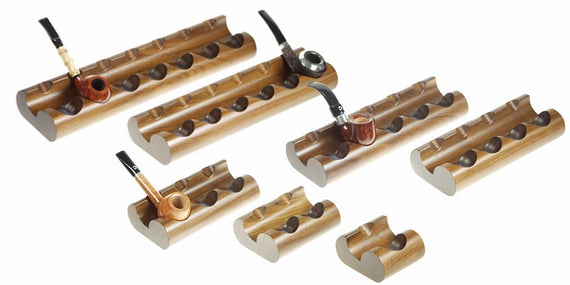 Poggiapipa Round in Noce da 6 Posti