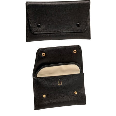 Portatabacco White Spot Button con 2 bottoni in Agnello