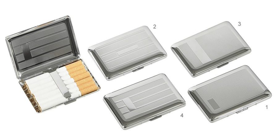 Portasigarette Portatile In Plastica E Metallo Per Sigarette 100s Con Accendino Di Ricarica USB-capacà Confezione Da 20 - Foto 8