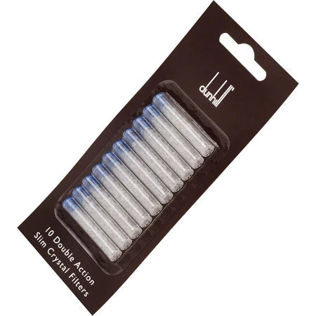 Bocchino Dunhill metacrilato argentato per sigarette con Espulsore