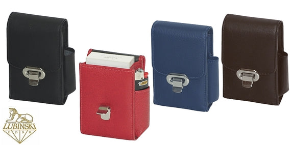 Portapacchetto con fermaglio in nappa