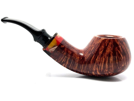 Pipa Winslow Hand Cut in Denmark D Bent Apple 9mm o adattatore