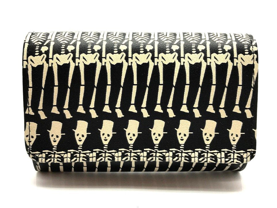 Nuovo Portatabacco Piccolo Floppy in pelle Nera Skulls Limited Edition 2017