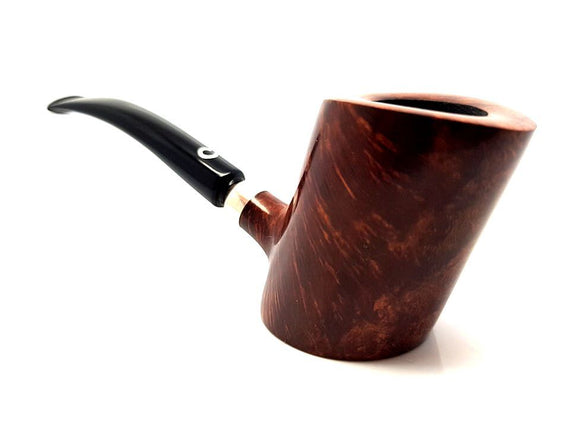 Pipa Il Ceppo Liscia Cherrywood Gr.4 con Ghiera in Argento