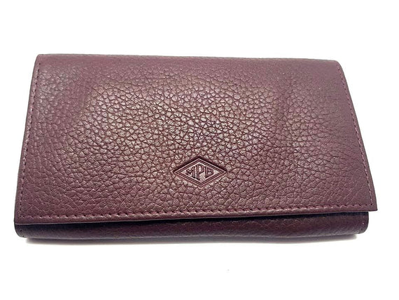 Portatabacco filtri e cartine in pelle Ciliegia Brebbia