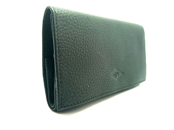 Portatabacco filtri e cartine in pelle Verde Brebbia