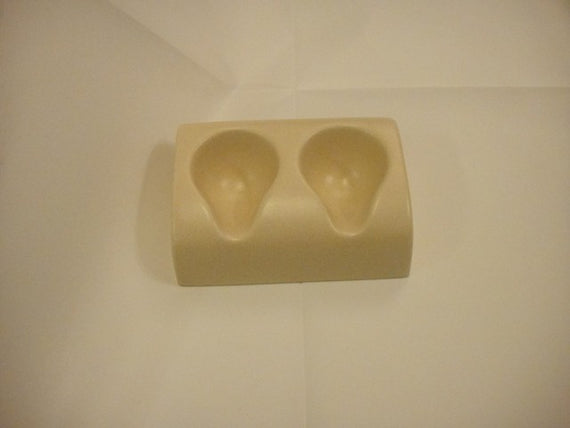 Poggiapipe in stile moderno Bianco 2 posti