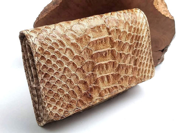 Nuovo Portatabacco Piccolo Floppy in pelle Made in Italy 100%