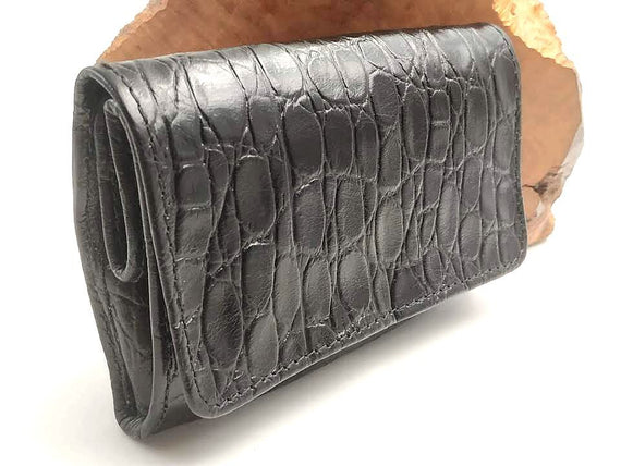 Nuovo Portatabacco Piccolo Floppy in pelle Made in Italy 100%