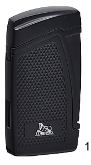 Accendino con doppia fiamma Lubinski Dragon 2 jet flame con bucasigari