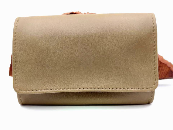 Nuovo Portatabacco Piccolo Floppy in pelle Kaki