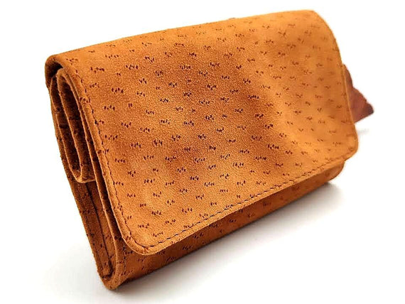 NUOVO PORTATABACCO PICCOLO FLOPPY IN PELLE CINGHIALINO