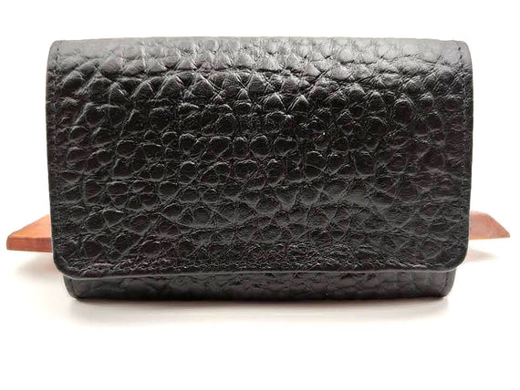 Nuovo Portatabacco Piccolo Floppy in pelle Made in Italy 100%