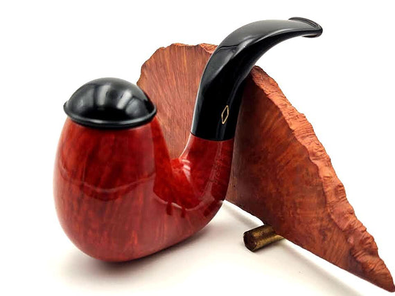 Pipa BREBBIA EGG SELECTED CON TAPPO IGNIFUGO 9MM O ADATTATORE