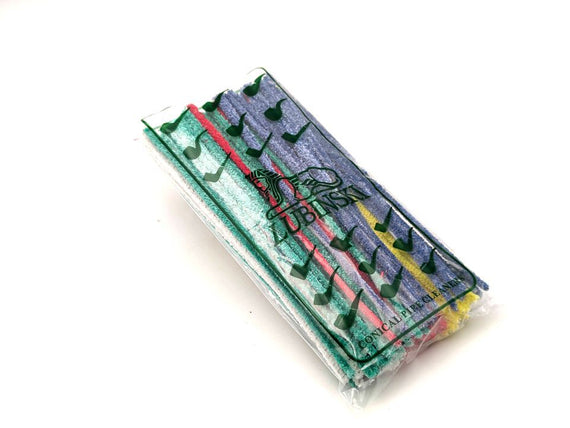 Busta Scovolini lubinski da 100 scovolini conici morbidi colorati in rayon