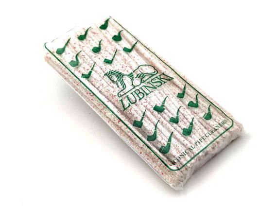 BUSTA SCOVOLINI LUBINSKI DA 100 SCOVOLINI CONICI MORBIDI BIANCHI E ROSSI IN RAYON