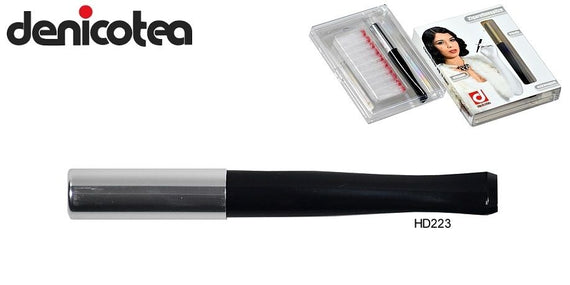 Bocchino Denicotea 10 cm unisex liscio con espulsore