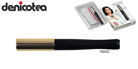 Bocchino Denicotea 10 cm unisex liscio con espulsore