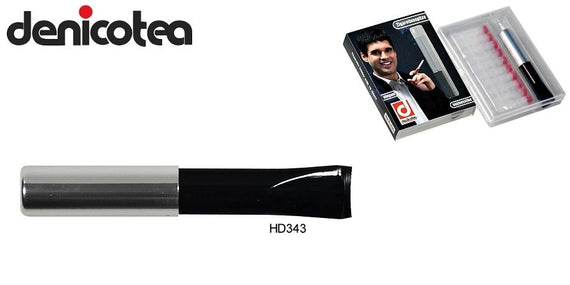 Denicotea Bocchino per sigarette Saddle Liscio con espulsore