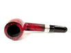 Pipa Peterson Classic Series Sterling Silver 53 Stubby Billiard Rossa Liscia Silver Band 925 Palatale