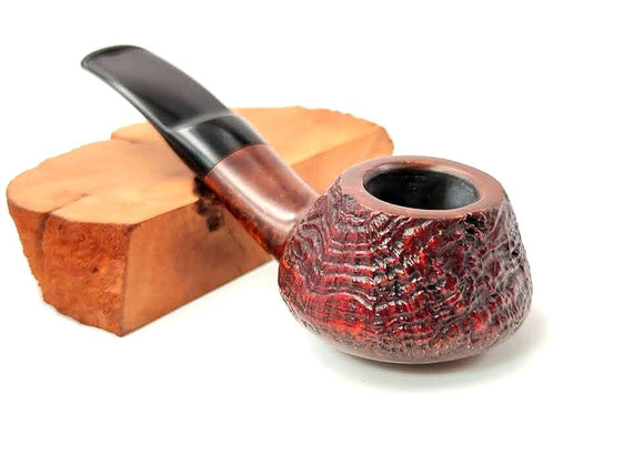 HS Studio Pipe Hand Made Brucianaso Semi Sabbiata