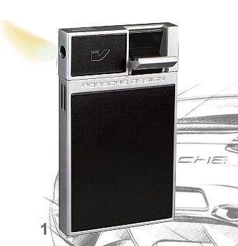 Porsche Design Lateral Flame Pipe Lighter