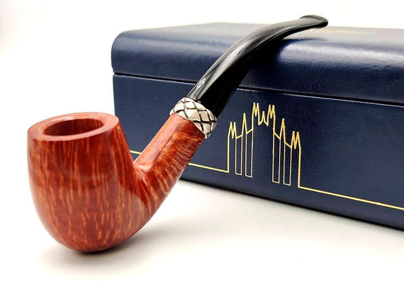 Pipa di Natale Savinelli Christmas 2020 n. 1/29 Bent Liscia Naturale iLmited Edition Made in italy