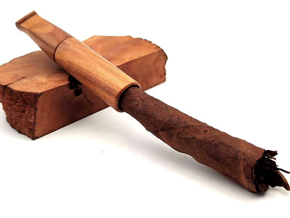 Bocchino Fuma Toscano floppy legni esotici Filtro 9mm