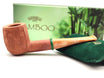 Pipa Savinelli Bamboo Rusticata Naturale 106 Billiard 6 mm o adattatore