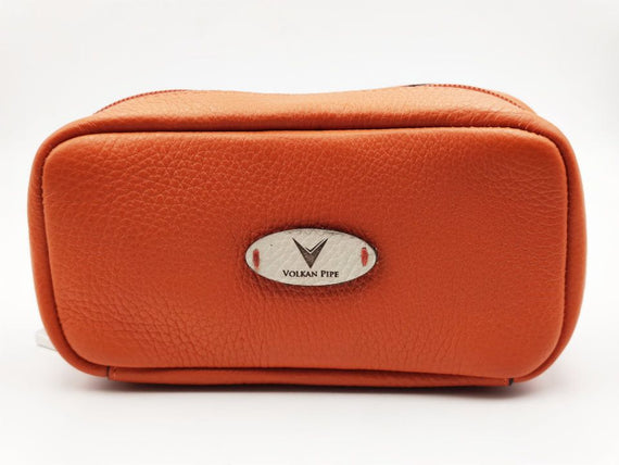 Borsello Volkan pipe per 2 pipe Accessori e tabacco in vera pelle made in italy 2021