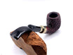 Pipa Floppy Pipe Hand Made in Italy Bent Rusticata Flock