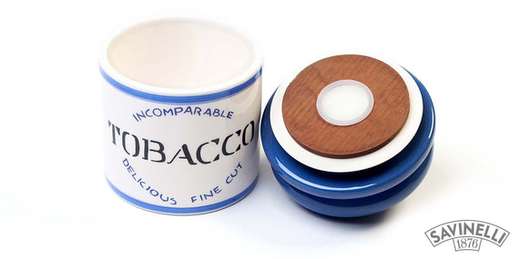 VASO SAVINELLI PORTA TABACCO KILO BLU