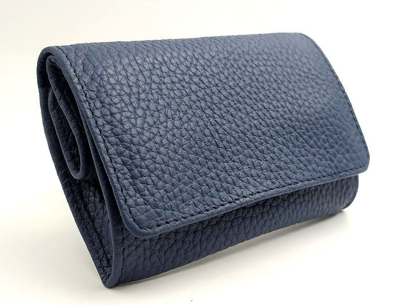 Nuovo Portatabacco Piccolo Floppy in pelle Made in Italy 100%